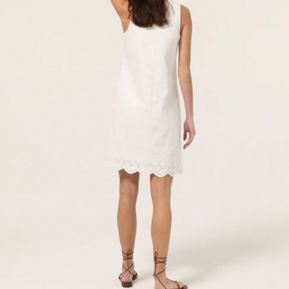 NWT J.Crew white denim shift dress - Picture 7 of 13